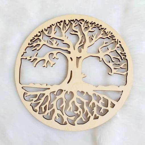 Foto - Dřevěný ornament 30 cm - Strom života