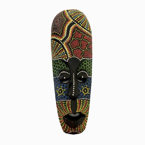 Foto - Africká kmenová maska - 29 x 10 cm