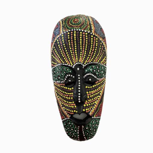 Foto - Africká kmenová maska - 24 x 11 cm